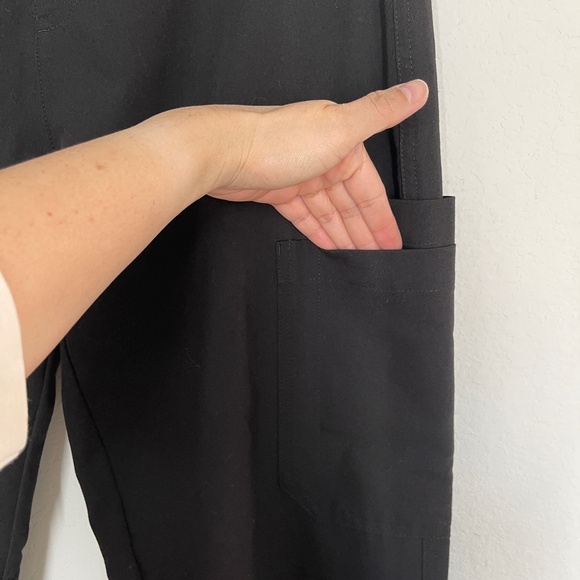 Figs Maternity Scrub Pants Women's M Yola Cargo Straight Over Belly Stretch - Picture 4 of 12